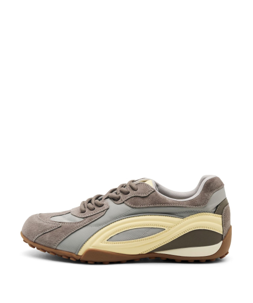 SPUR(シュプール)の「Stride Leather Softly Sneakers 牛革スニーカー 5.5cmヒール -WA9007(2色)(スニーカー・レディース・グレー/アイボリー・23cm/23.5cm/24cm/24.5cm/25cm)」の10枚目の写真