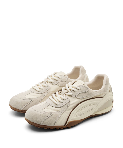 SPUR(シュプール)の「Stride Leather Softly Sneakers 牛革スニーカー 5.5cmヒール -WA9007(2色)(スニーカー・レディース・グレー/アイボリー・23cm/23.5cm/24cm/24.5cm/25cm)」の13枚目の写真