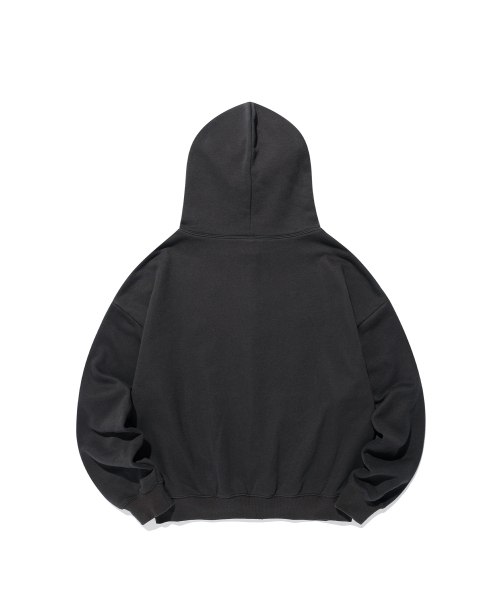 NICE GHOST CLUB(ナイスゴーストクラブ)の「3STAR APPLIQUE HOODIE ZIP UP_CHARCOAL(NG2GSUM490A)(パーカー・レディース・チャコール・SMALL/MEDIUM)」の2枚目の写真