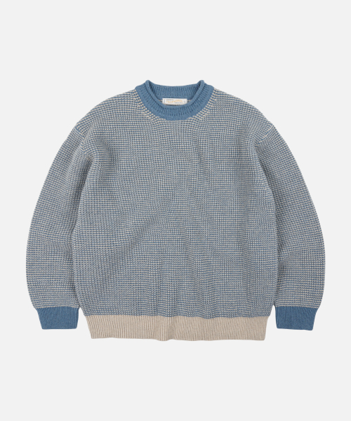 FRIZMWORKS(フリズムワークス)の「ROLLNECK RINGER KNIT _ BLUE(ニット/セーター・メンズ・その他・SMALL/MEDIUM/LARGE/X-LARGE)」の1枚目の写真