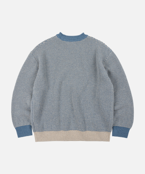 FRIZMWORKS(フリズムワークス)の「ROLLNECK RINGER KNIT _ BLUE(ニット/セーター・メンズ・その他・SMALL/MEDIUM/LARGE/X-LARGE)」の2枚目の写真