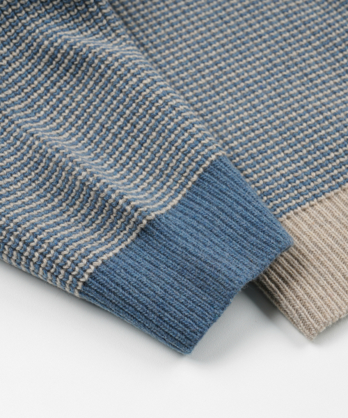 FRIZMWORKS(フリズムワークス)の「ROLLNECK RINGER KNIT _ BLUE(ニット/セーター・メンズ・その他・SMALL/MEDIUM/LARGE/X-LARGE)」の4枚目の写真