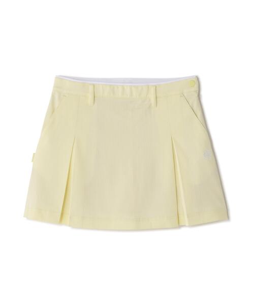 PEARLY GATES（パーリーゲイツ）の「プレイティングベアメッシュスカート (WOMENS)（スカート・レディース・ネイビー/イエロー・SMALL/MEDIUM/LARGE）」の6枚目の写真