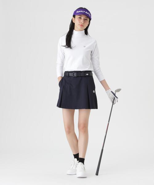 PEARLY GATES（パーリーゲイツ）の「プレイティングベアメッシュスカート (WOMENS)（スカート・レディース・ネイビー/イエロー・SMALL/MEDIUM/LARGE）」の13枚目の写真