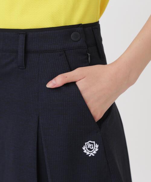 PEARLY GATES（パーリーゲイツ）の「プレイティングベアメッシュスカート (WOMENS)（スカート・レディース・ネイビー/イエロー・SMALL/MEDIUM/LARGE）」の16枚目の写真