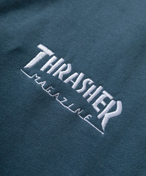 THRASHER(スラッシャー)の「【70】【THRASHER/スラッシャー】ヘビーウェイト ジップパーカー/フーディー/オーバーサイズ/ライトアウター/スケーター/ロゴ刺繍/裏起毛/ユニセックス/レディース/メンズ(パーカー・メンズ・レッド/ブルー/グリーン/グレー/ブラック/グリーン系カモフラージュ・L/XL/M)」の15枚目の写真