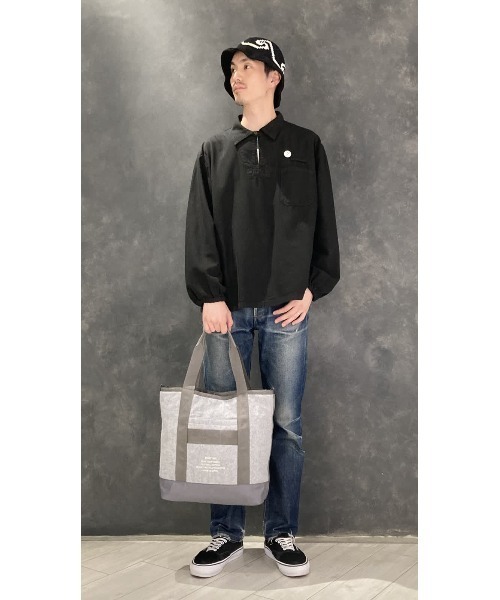 BRIEFING(ブリーフィング)の「【BRIEFING/ブリーフィング】DLS REVERSIBLE 2WAY TOTE(トートバッグ・メンズ・オートミール/グレー・FREE)」の2枚目の写真