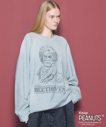 MAISON SPECIAL（メゾンスペシャル）の「《UNISEX》「PEANUTS」プライムオーバークルーネックスウェット 「PEANUTS」Prime-Over Crew Neck Sweatshirt【MAISON SPECIAL メゾンスペシャル】（スウェット）」