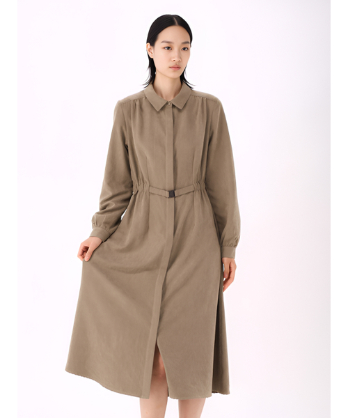 ACUD(アクド)の「スエードシャツワンピース _D.Beige(ワンピース・レディース・ダークベージュ・SMALL/MEDIUM)」の3枚目の写真