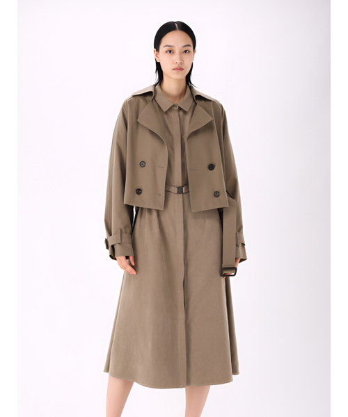 ACUD(アクド)の「スエードシャツワンピース _D.Beige(ワンピース・レディース・ダークベージュ・SMALL/MEDIUM)」の5枚目の写真
