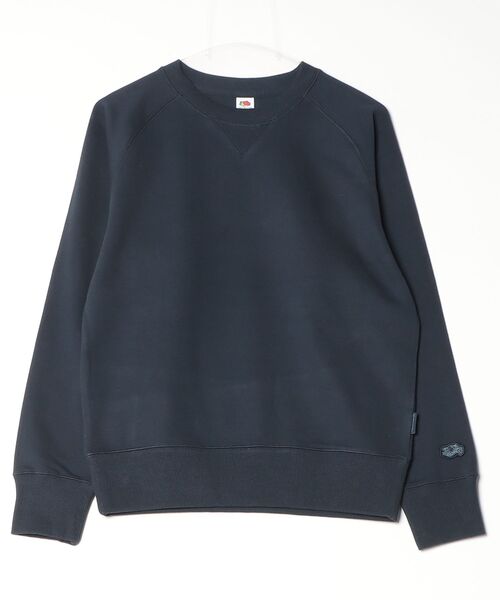 FRUIT OF THE LOOM（フルーツオブザルーム）の「【FRUIT OF THE LOOM/フルーツオブザルーム】Heritage sweat shirt / ヘリテージスウェット（スウェット・メンズ・ブラック/ネイビー/ブラウン/グレー・S）」の4枚目の写真