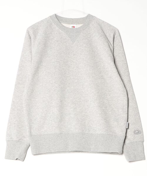 FRUIT OF THE LOOM（フルーツオブザルーム）の「【FRUIT OF THE LOOM/フルーツオブザルーム】Heritage sweat shirt / ヘリテージスウェット（スウェット・メンズ・ブラック/ネイビー/ブラウン/グレー・S）」の2枚目の写真