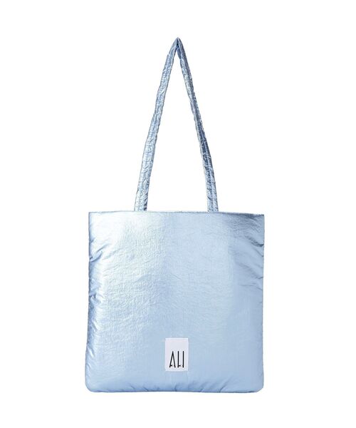 AMERICAN HOLIC（アメリカンホリック）の「【ホリホリ】スクエアーシャイニートートバッグ（トートバッグ・レディース・ブロンズ/ライトブルー/ホワイト・FREE）」の7枚目の写真