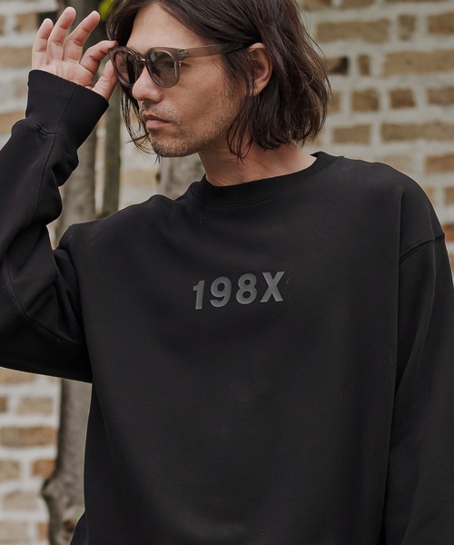 CAMBIO(カンビオ)の「msw1966- ヘビー裏毛プリントCNスウェット - 198X(2602144MCB)(スウェット・メンズ・ホワイト/ブラック/ミックスグレー/ネイビー・S/M/L/XL)」の5枚目の写真