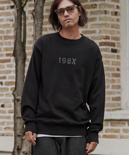 CAMBIO(カンビオ)の「msw1966- ヘビー裏毛プリントCNスウェット - 198X(2602144MCB)(スウェット・メンズ・ホワイト/ブラック/ミックスグレー/ネイビー・S/M/L/XL)」の6枚目の写真