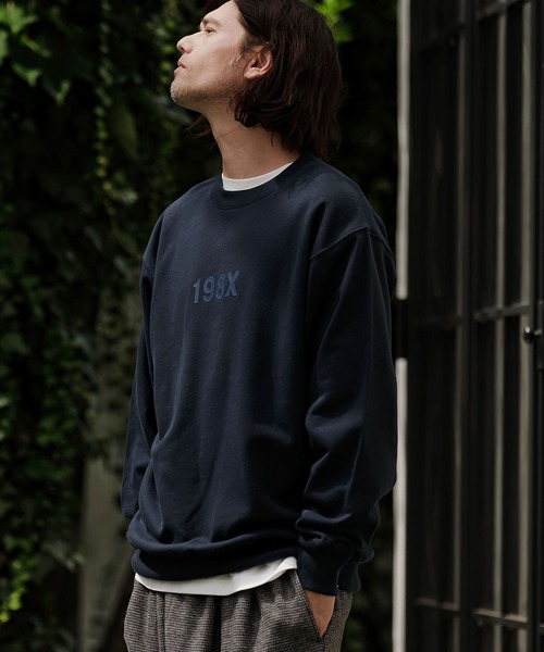 CAMBIO(カンビオ)の「msw1966- ヘビー裏毛プリントCNスウェット - 198X(2602144MCB)(スウェット・メンズ・ホワイト/ブラック/ミックスグレー/ネイビー・S/M/L/XL)」の10枚目の写真