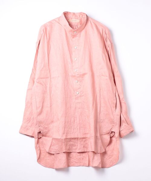 suzuki takayuki(スズキタカユキ)の「pullover shirt(シャツ/ブラウス・メンズ・ホワイト/ベージュ/ブラック/ピンク・01/02)」の4枚目の写真