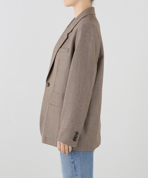 Spick & Span(スピックアンドスパン)の「ウールネップヘリンボンジャケット(テーラードジャケット・レディース・その他4・38/36)」の20枚目の写真
