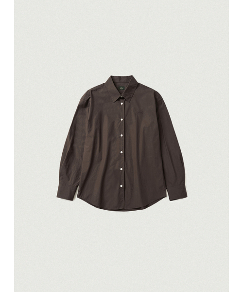 The Barnnet(ザバーネット)の「DAIN コットンシャツ_ブラウン(シャツ/ブラウス・レディース・その他・SMALL/MEDIUM)」の1枚目の写真