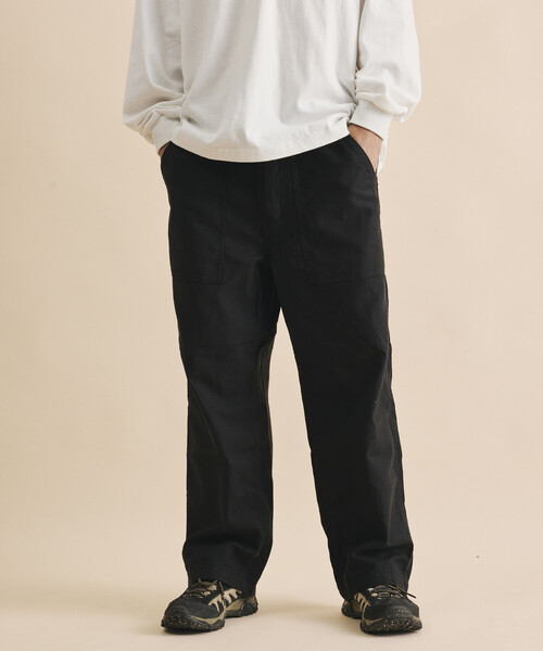 FREAK'S STORE(フリークスストア)の「ファティーグイージーパンツ(その他パンツ・メンズ・その他9/ブルー/オリーブ/ネイビー/ベージュ/ブラック・LARGE/MEDIUM/SMALL)」の2枚目の写真