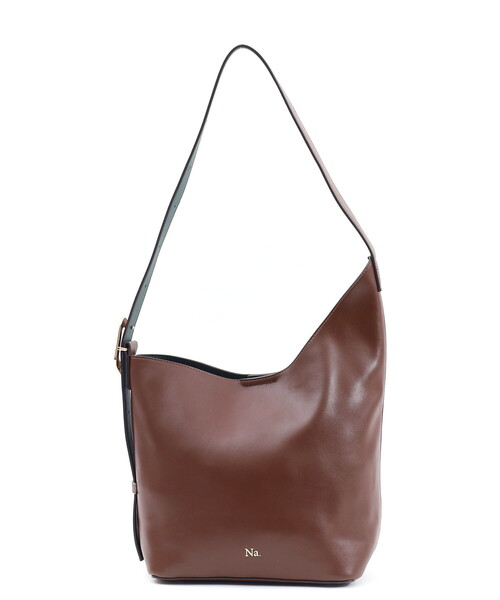 Nananoel(ナナノエル)の「ASYMMETRY ONESHOULDER BAG(ショルダーバッグ・レディース・グレー系/ブラック/ブルー/ブラウン・FREE)」の6枚目の写真