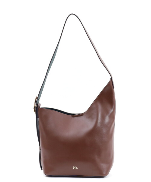 Nananoel(ナナノエル)の「ASYMMETRY ONESHOULDER BAG(ショルダーバッグ・レディース・グレー系/ブラック/ブルー/ブラウン・FREE)」の13枚目の写真