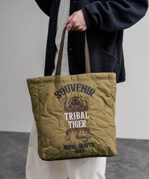 KRIFF MAYER（クリフメイヤー）の「KRIFF MAYER クリフメイヤー スーベニア刺繍TOTE BAG/ひょうたん型キルティングナイロントートバッグ Z2615128（トートバッグ）」