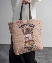 KRIFF MAYER（クリフメイヤー）の「KRIFF MAYER クリフメイヤー スーベニア刺繍TOTE BAG/ひょうたん型キルティングナイロントートバッグ Z2615128（トートバッグ）」