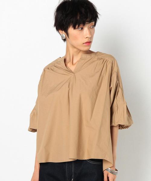 Another Edition（アナザーエディション）の「【新色入荷】ギャザーブラウス/AEBFC  TYP ｷﾞｬｻﾞｰ BLUS◆（シャツ/ブラウス・レディース・ホワイト/ベージュ/ブラック・FREE）」の3枚目の写真