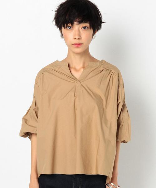 Another Edition（アナザーエディション）の「【新色入荷】ギャザーブラウス/AEBFC  TYP ｷﾞｬｻﾞｰ BLUS◆（シャツ/ブラウス・レディース・ホワイト/ベージュ/ブラック・FREE）」の13枚目の写真