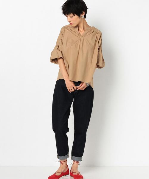 Another Edition（アナザーエディション）の「【新色入荷】ギャザーブラウス/AEBFC  TYP ｷﾞｬｻﾞｰ BLUS◆（シャツ/ブラウス・レディース・ホワイト/ベージュ/ブラック・FREE）」の15枚目の写真