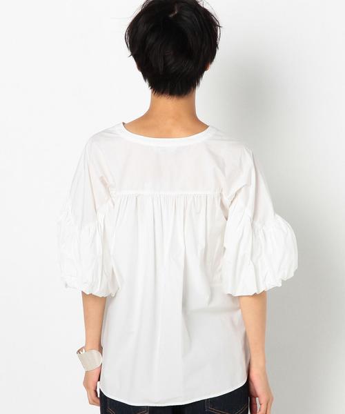 Another Edition（アナザーエディション）の「【新色入荷】ギャザーブラウス/AEBFC  TYP ｷﾞｬｻﾞｰ BLUS◆（シャツ/ブラウス・レディース・ホワイト/ベージュ/ブラック・FREE）」の10枚目の写真