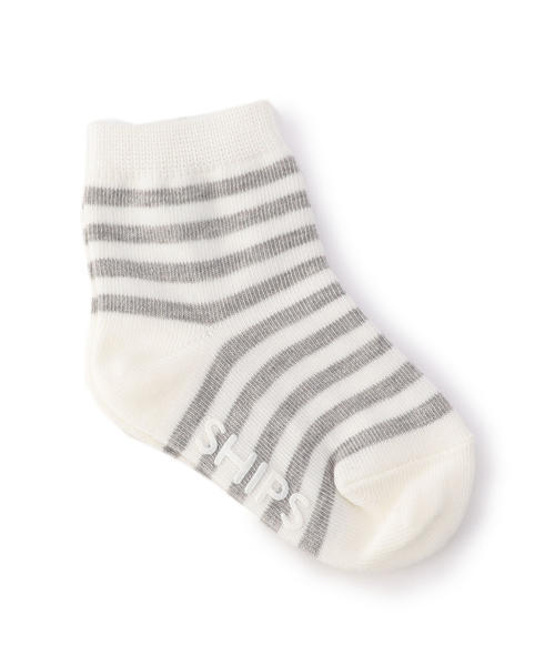 SHIPS（シップス）の「SHIPS KIDS:ベビーボーダーソックス（ソックス/靴下・キッズ・ライトイエロー/ピンク/ネイビー/ライトグレー・ONE SIZE/XX-SMALL/X-SMALL）」の2枚目の写真