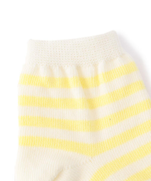 SHIPS（シップス）の「SHIPS KIDS:ベビーボーダーソックス（ソックス/靴下・キッズ・ライトイエロー/ピンク/ネイビー/ライトグレー・ONE SIZE/XX-SMALL/X-SMALL）」の9枚目の写真