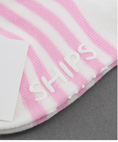 SHIPS（シップス）の「SHIPS KIDS:ベビーボーダーソックス（ソックス/靴下・キッズ・ライトイエロー/ピンク/ネイビー/ライトグレー・ONE SIZE/XX-SMALL/X-SMALL）」の6枚目の写真