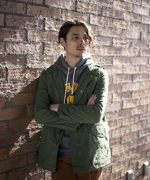 Denime(ドゥニーム)の「リップストップM-65ジャケット(ミリタリージャケット・メンズ・ネイビー/その他1/カーキ・X-LARGE/LARGE/MEDIUM)」の22枚目の写真