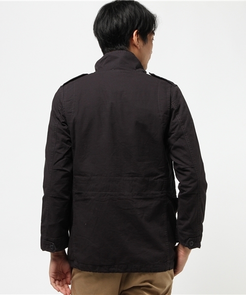 Denime(ドゥニーム)の「リップストップM-65ジャケット(ミリタリージャケット・メンズ・ネイビー/その他1/カーキ・X-LARGE/LARGE/MEDIUM)」の11枚目の写真