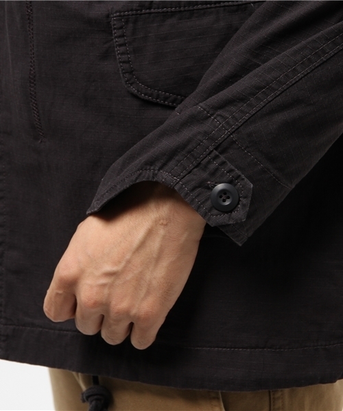 Denime(ドゥニーム)の「リップストップM-65ジャケット(ミリタリージャケット・メンズ・ネイビー/その他1/カーキ・X-LARGE/LARGE/MEDIUM)」の14枚目の写真