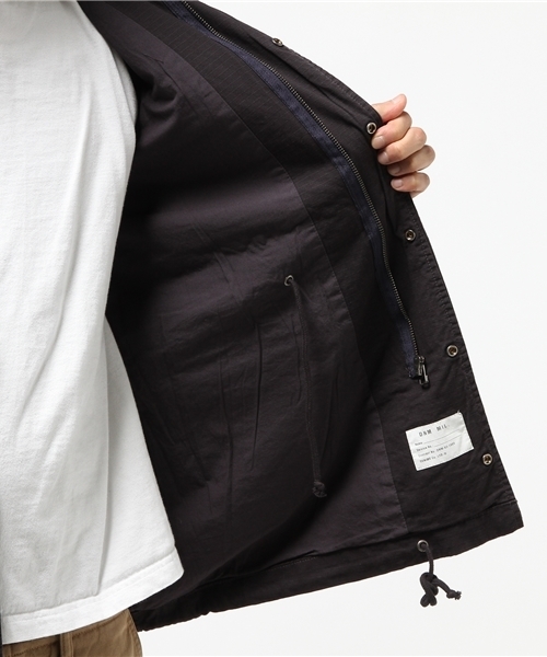 Denime(ドゥニーム)の「リップストップM-65ジャケット(ミリタリージャケット・メンズ・ネイビー/その他1/カーキ・X-LARGE/LARGE/MEDIUM)」の7枚目の写真