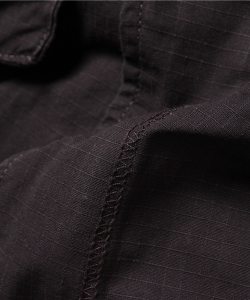 Denime(ドゥニーム)の「リップストップM-65ジャケット(ミリタリージャケット・メンズ・ネイビー/その他1/カーキ・X-LARGE/LARGE/MEDIUM)」の9枚目の写真