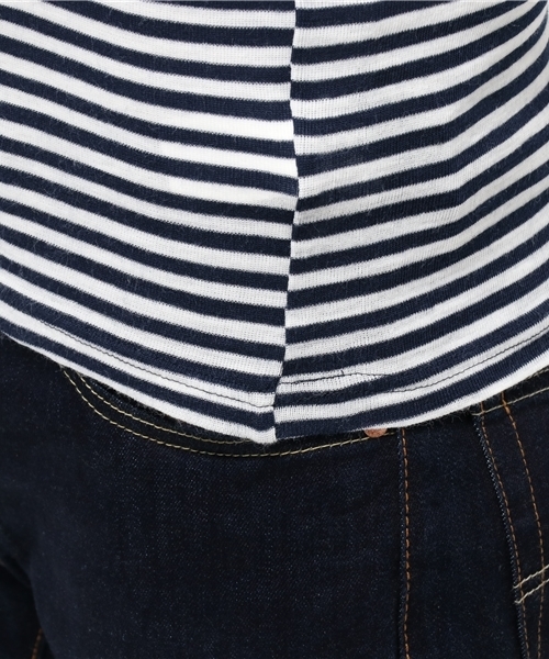 ADAM ET ROPE'(アダムエロペ)の「【THERMA DRY】 クルーネックT(Tシャツ/カットソー・メンズ・チャコールグレー/ネイビー/グレー/スミクロ・L/M)」の10枚目の写真