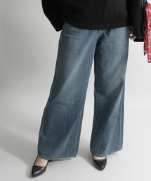 WEGO | WEGO/クラッシュワイドデニムパンツ(デニムパンツ)