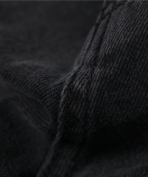 WEGO(ウィゴー)の「WEGO/クラッシュワイドデニムパンツ(デニムパンツ・レディース・スミクロ/ダークインディゴブルー/インディゴブルー・MEDIUM/LARGE)」の13枚目の写真