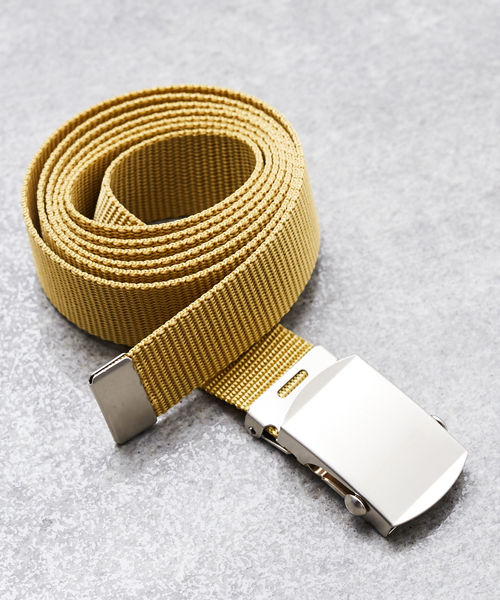 STUDIOUS（ステュディオス）の「ガチャベルト（ベルト・メンズ・ベージュ/ブラック/カーキ/ホワイト/レッド/ブルー/パープル/マスタード・FREE）」の8枚目の写真