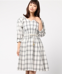 JILL by JILL STUART | 【CanCam  5月号掲載】SHIRR WAIST SHIRT DRESS(シャツワンピース)
