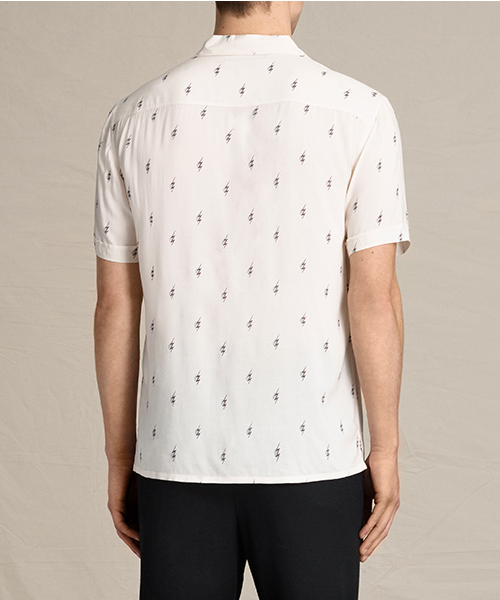 ALLSAINTS(オールセインツ)の「CYGNUS SHORT SLEEVE SHIRT(シャツ/ブラウス・メンズ・ブラック/ホワイト・X-SMALL/LARGE/MEDIUM/SMALL)」の11枚目の写真