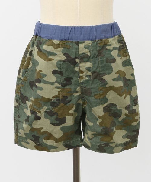 URBAN RESEARCH DOORS(アーバンリサーチドアーズ)の「DOORS リップショーツ(その他パンツ・キッズ・カモフラージュ/カーキ・120/105/90/135)」の3枚目の写真