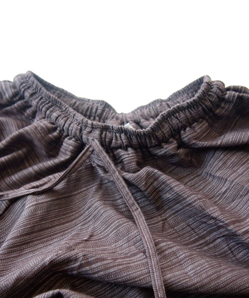 BEATJIVE（ビートジャイブ）の「イージーパンツ サルエルパンツ デザイン ワイドシルエット アラジンパンツ タイパンツ ヨガ アジアン エスニック 涼しい メンズ 夏（その他パンツ・メンズ・エメラルドブルー/ブラック/ネイビー/ブラウン/レッド/パープル系その他/カーキ・FREE）」の19枚目の写真