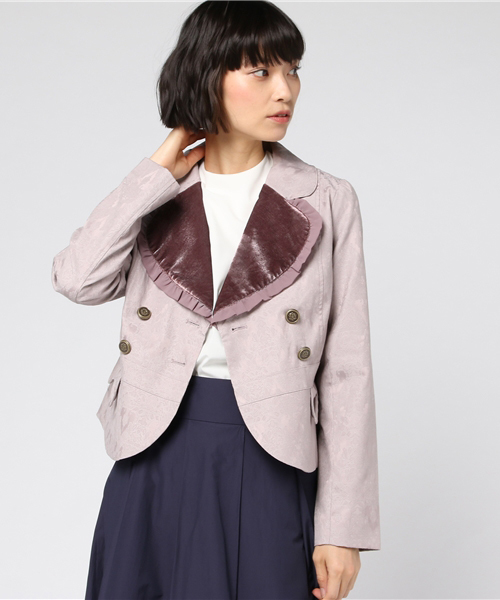 axes femme POETIQUE（アクシーズファムポエティック）の「ベロア使い 