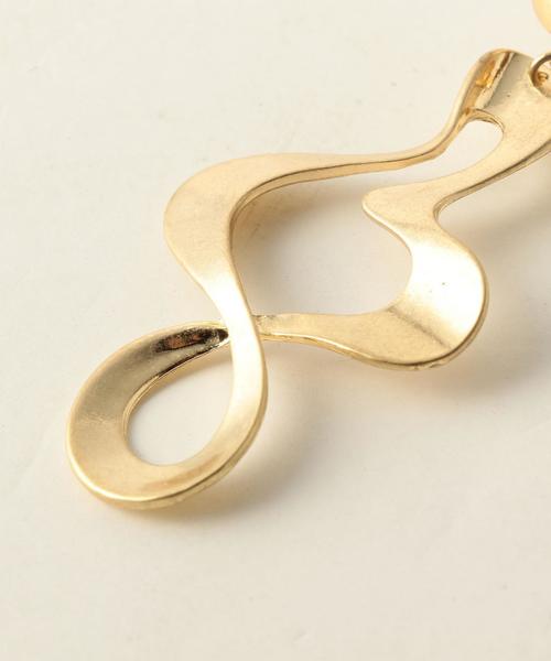 Another Edition（アナザーエディション）の「MFピアス（ピアス（両耳用）・レディース・ゴールド/シルバー・FREE）」の5枚目の写真